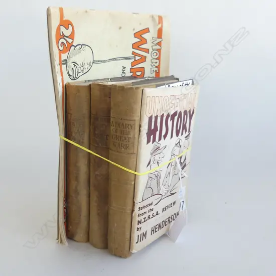 DIARY OF THE GREAT WAR JAN. 1916 TO JUNE 1917 plus other volumes....