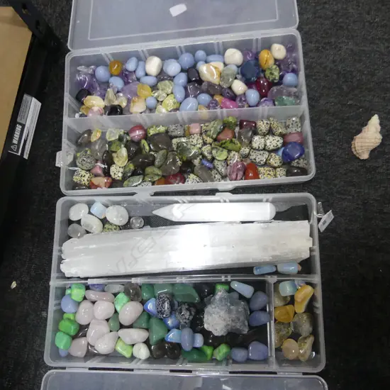 2 CASES ASST. POLISHED STONES