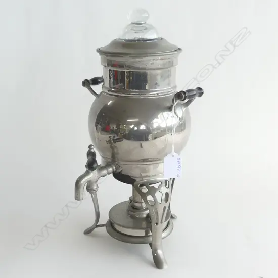 VINTAGE SILVER PLATE SAMOVAR H.  350MM