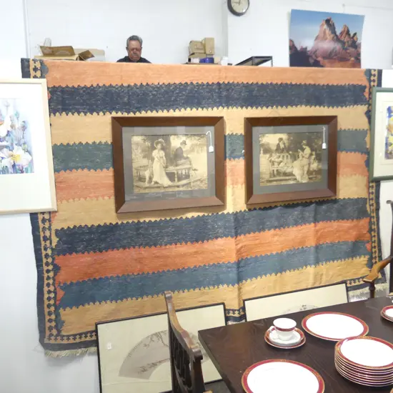 LGE STRIPED KELIM RUG 2700x2400mm