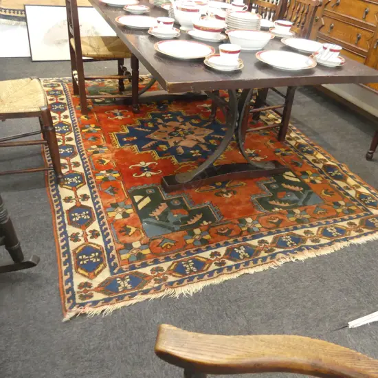 HAND KNOTTED PERSIAN WOOL RUG 2450 X 180 MM SOME FADING