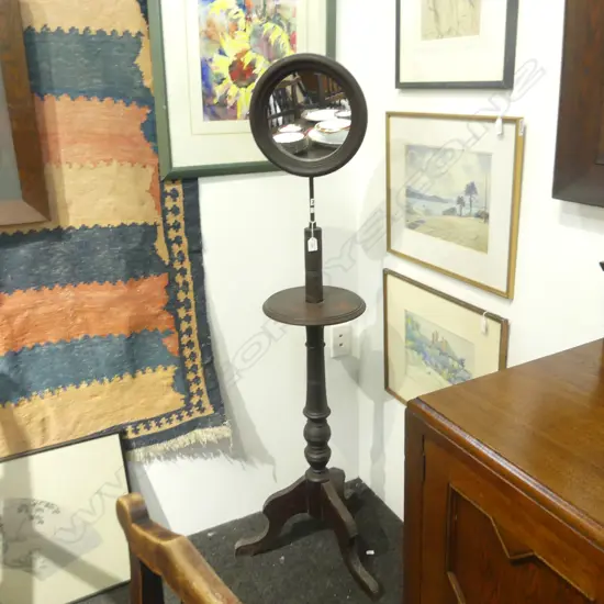 ANTIQUE SHAVING STAND c1900's H.1520mm 