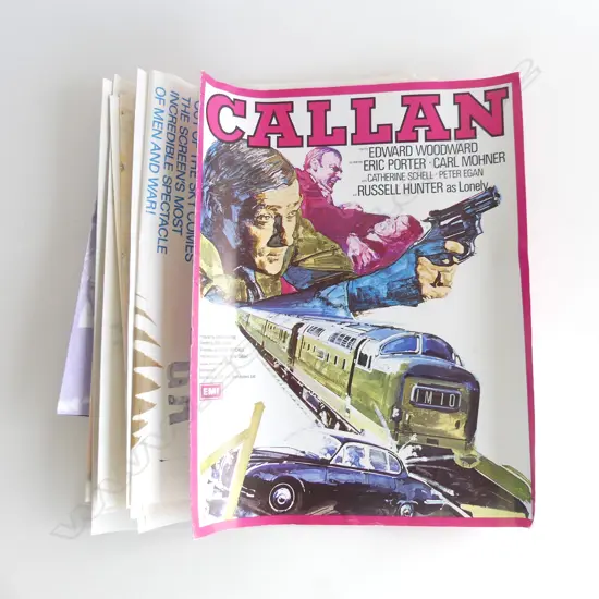 10 VINTAGE MOVIE POSTERS & 2 SCREEN CHATS