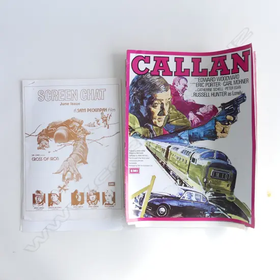 10 VINTAGE MOVIE POSTERS & 3 SCREEN CHATS