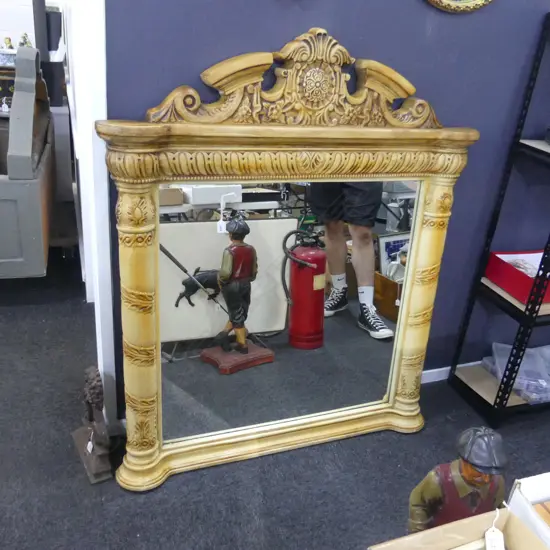 LARGE ORNATE RESIN MIRROR 1380x1200mm