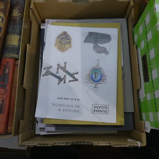 BOX ANTIQUES / ART / JEWELLERY COLLECTIONS AUCTION CATALOGUES INCL ART & OBJECT