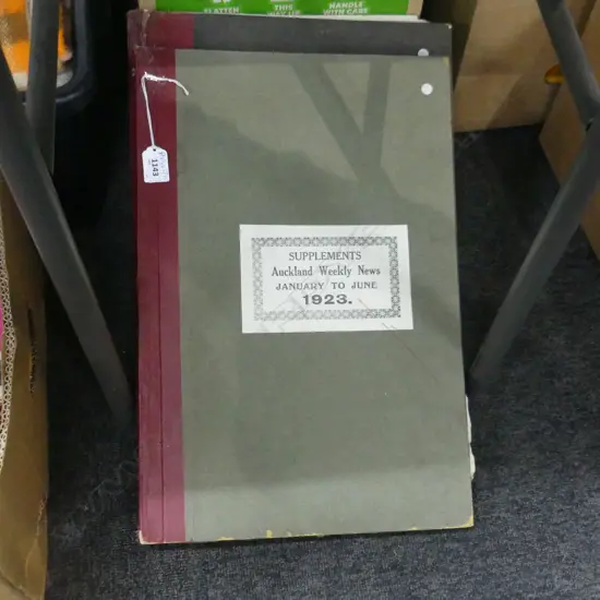 2 BOUND VOLS; WEEKLY NEWS PICTORIALS 1923 & 1926