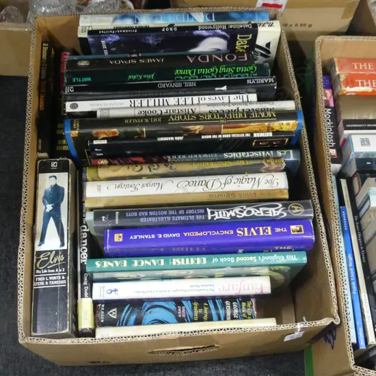 BOX OF BOOKS MOVIES BIOGRAPHIES + SCRIPTS