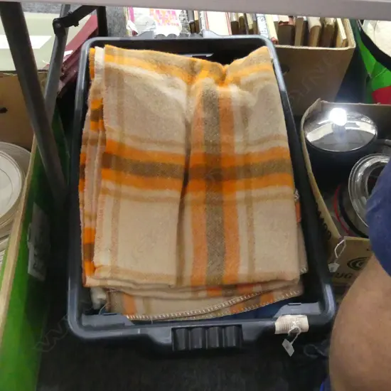 3 ASST VINTAGE WOOL BLANKETS