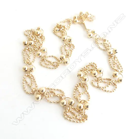 18CT GOLD NECKLACE 17.2 GRAMS  42CM  (CONDITION NEW)