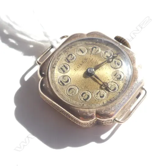 9CT LADIES ROLEX 1920'S WORKING