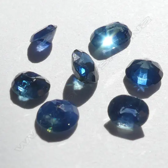 7 SAPPHIRE STONES, 5.1CT