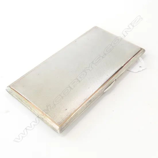 LG STG SILVER CIGARETTE CASE (160 X 85MM) LONDON 1955 252GMS (NAME ENGRAVED INSIDE)