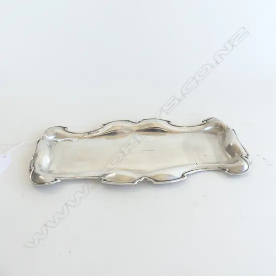 STG SILVER ART NOUVEAU TRAY, BIRM 1908, L 245 MM