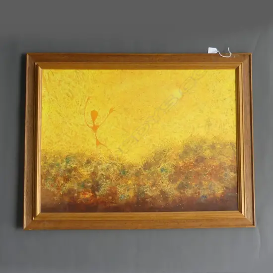 KEITH MORANT 'THE EVOCATION OF AUTUMN'  OIL ON BOARD, SIGNED 1976, 880 X 670MM 