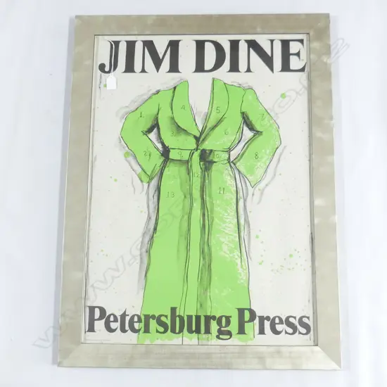 JIM DINE 'PETERSBURG PRESS' PRINT 770x550mm