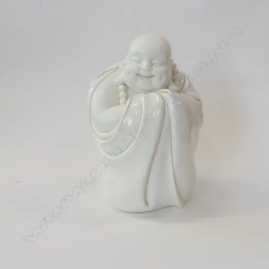 WHITE PORCELAIN BUDDHA H. 240MM