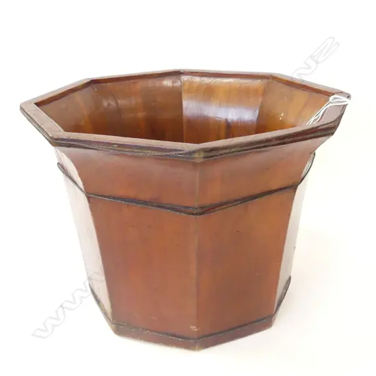 A JAPANESE WOODEN PLANTER