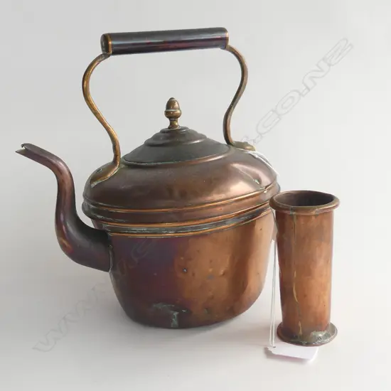 COPPER KETTLE H.260mm & COPPER BEAKER H.110mm