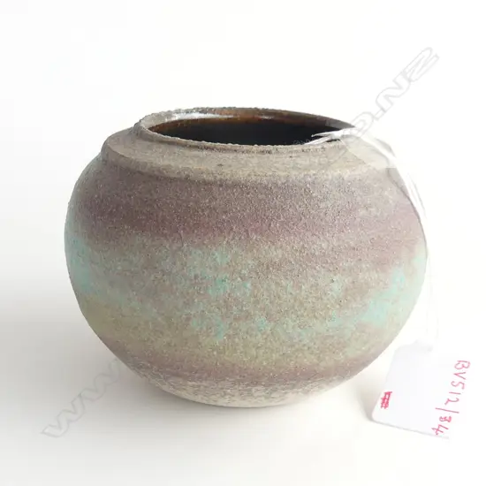 GRAEME STORM POTTERY BOWL H90MM  RESIST PAT AK20880