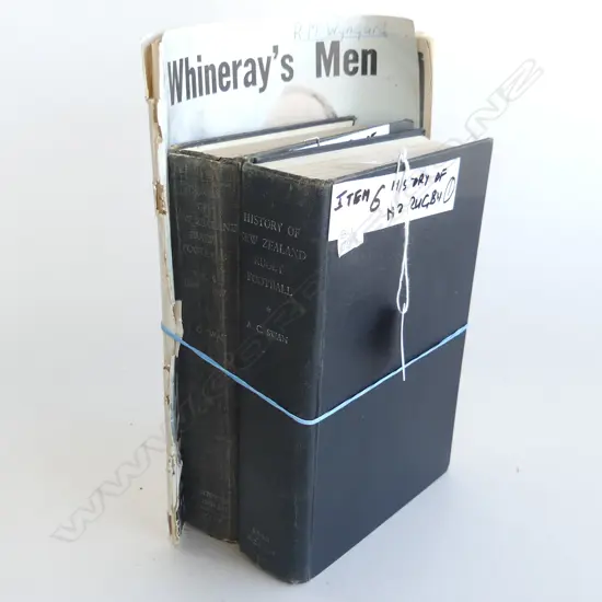 2 VOLS. HISTORY OF NZ RUGBY FOOTBALL 1870-1945 VOL.1&2 +......