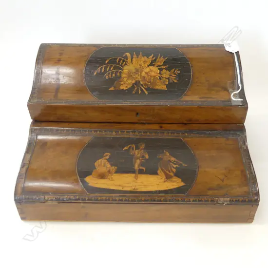 VINTAGE INLAID WRITING SLOPE 