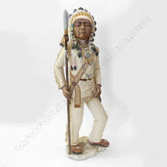 LG AMERICAN INDIAN FIGURE H. 640MM