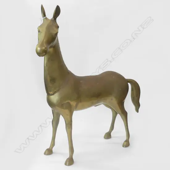 LG BRASS HORSE L 620 X 450MM