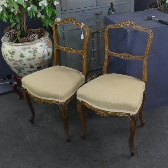 2 BALLOON BACK CHAIRS 