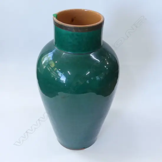 LARGE GREEN VASE H,420mm