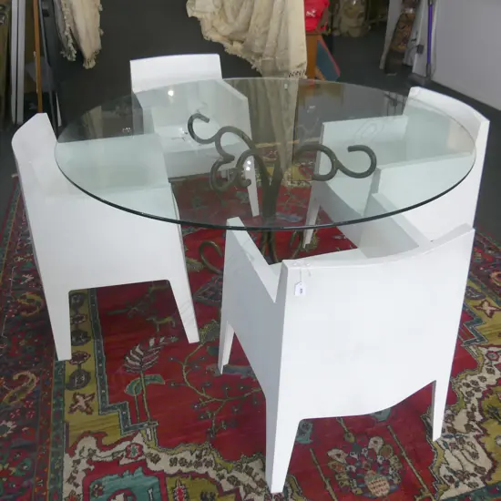 FOUR PHILIPPE STARK POLYPROPYLENE CHAIRS - 'TOY CHAIR'