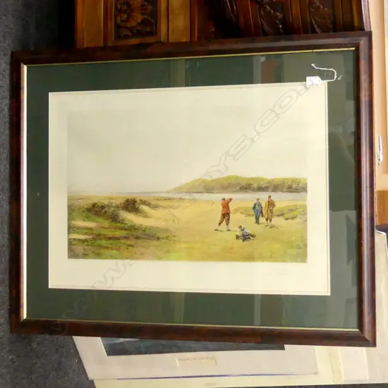 DOUGLAS ADAMS 'THE DRIVE', HAND COLOURED ENGRAVING  620 X 390MM