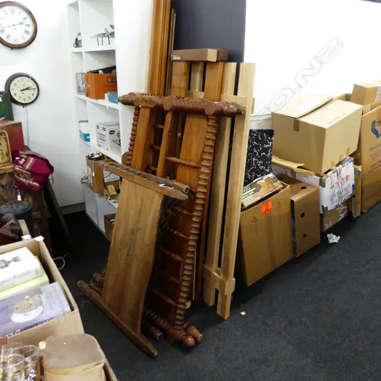 STANDARD DOUBLE PINE BED ( w.1385mm) WITH COTTON REEL SUPPORTS +COLONIAL HEADBOARDS + MODERN BEDFRAMES ETC