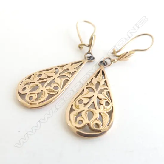 PR 14CT EARRINGS (FAULTS LEAD REPAIR) 5.5 GRAMS