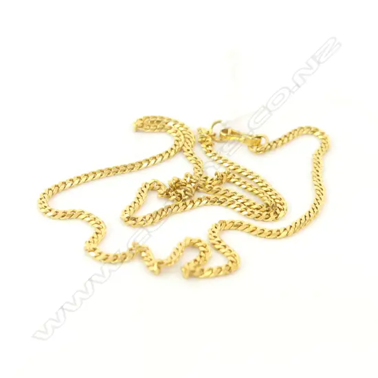 22CT CURB LINK CHAIN 12.6 GMS 46CM LONG