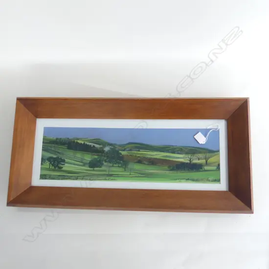 DANIELLE FARMER 'PONATAHI ROAD' PASTEL ON BOARD, SIGNED. 550 X 170MM