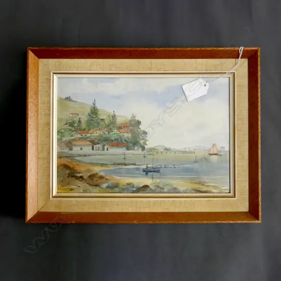 JAS D HAMILTON 'NORTH AUCKLAND C1920'S' WATERCOLOUR, SIGNED 245 X 170MM