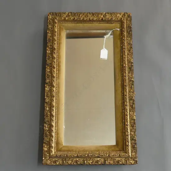 GILT FRAMED MIRROR 300 X 540MM