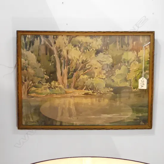 GWYNETH RICHARDSON SCENIC WATER COLOUR 400 X 290MM