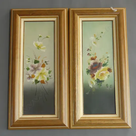 PR STILL LIFE, OIL ON BOARD, UNSIGNED, 460 X 140MM