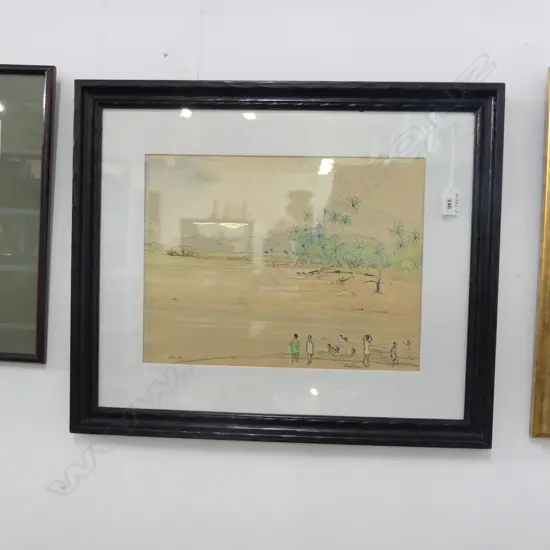 DAVID JONES 'LIMA FIJI' WATER COLOUR 280 X 370MM