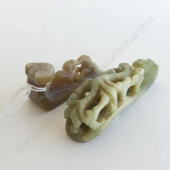 PR SOAPSTONE CARVED FIGURES L. 100, 70MM