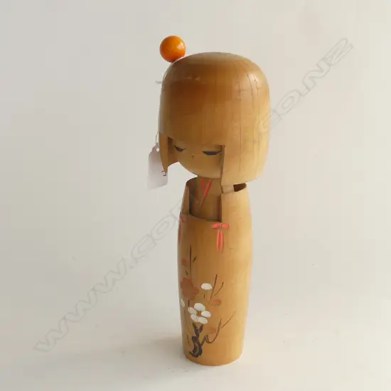 1950S WOODEN JAPANESE DOLL H260MM