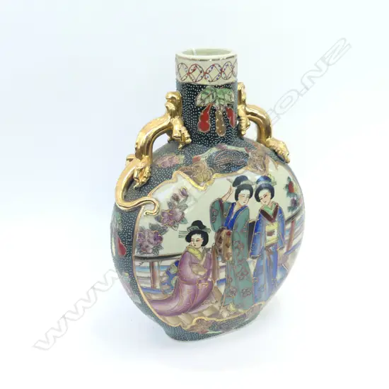 VINTAGE SATSUMA VASE H 310MM