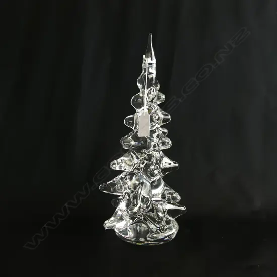 DAUM GLASS CHRISTMAS TREE H310 MM