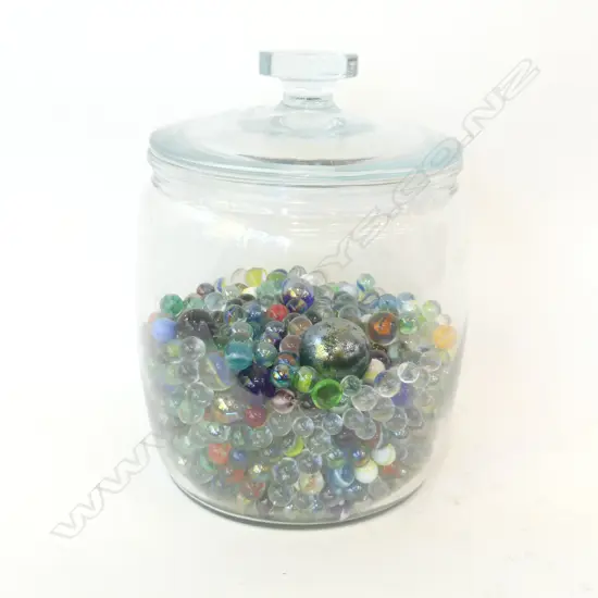 LG JAR OF MARBLES