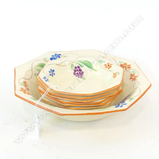 WILKINSON HONEY GLAZE 7 PCE DESSERT SET