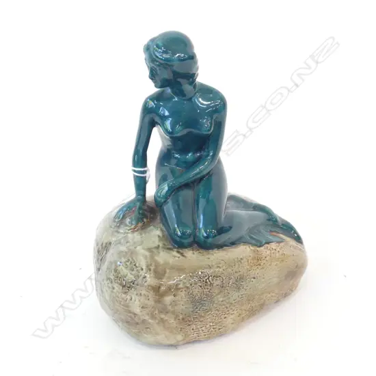 BURLEIGH WARE 'LITTLE MERMAID FIGURE H. 175MM - MADE FOR CARLSBERG BREWERIES