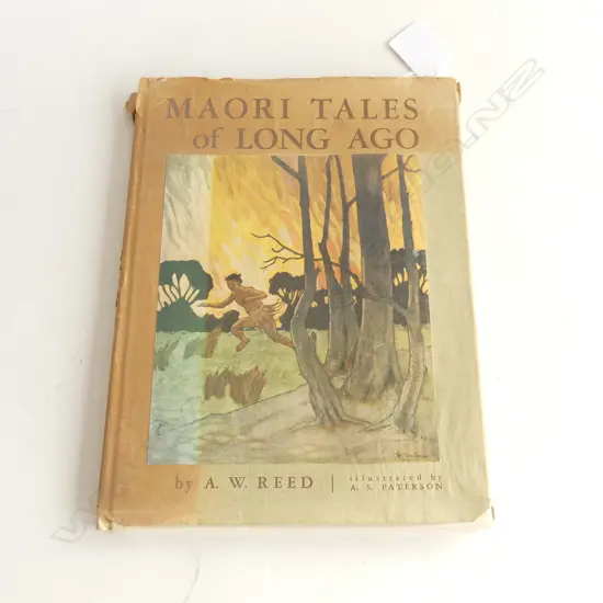 BOOK MAORI TALES OF LONG AGO BY AW REED FST ED WITH DUST COVER