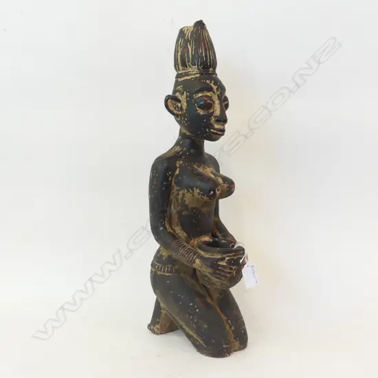 AFRICAN POTTERY FIGURE - 500MMH